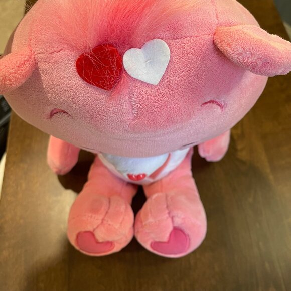Care Bears Love-a-Lot Bear 2008 24" Plush Hearts Jumbo Stuffed Animal Valentine - Picture 5 of 12